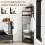 Casart Corner Hall Tree Hallway 5-Tier Coat Rack w/Shoe Storage Bench-Coffee 8
