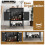 Casart Rolling Kitchen Island Cart Mobile Serving Cart with Drawer-Black 7
