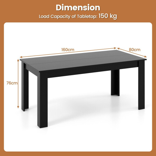 Casart 160 CM Extension Dining Table 8 People Kitchen Expandable Table 1