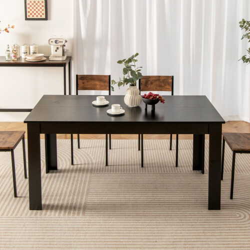 Casart 160 CM Extension Dining Table 8 People Kitchen Expandable Table 2