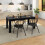Casart 160 CM Extension Dining Table 8 People Kitchen Expandable Table 4