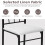 Casart Marble 5-piece Kitchen Dining Set Dining table w/Sponge Cushion-Grey 6