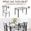 Casart Marble 5-piece Kitchen Dining Set Dining table w/Sponge Cushion-Grey 8