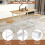 Casart 3-Piece Dining Set Kitchen Table and Chairs for 2 w/ Square Table-White 8