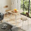 Casart 3-Piece Kitchen Dining Room Furniture Dining Table Set for 2-White 3
