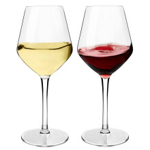 MICHLEY Unbreakable Stemmed Wine Glass 100% Tritan Plastic Dishwasher available Glassware 15 oz Set of 2