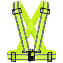 Kamizelka odblaskowa IDOU o wysokiej widocznosci | Lekki, regulowany i elastyczny | Sprzet do biegania Hi Vis do joggingu Chodzenie Kolarstwo Pracown