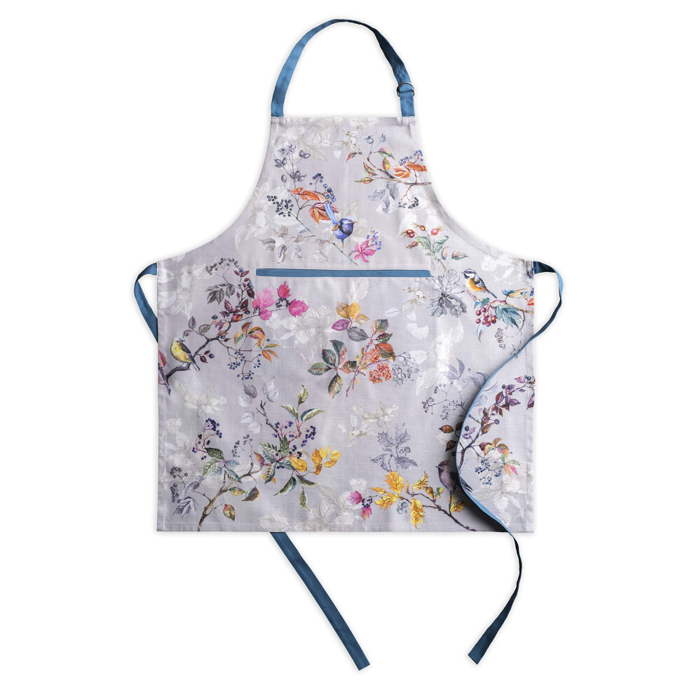 Delantal De Cocina Maison D' Hermine 100 % Algod?N Equinoxe, 1 Pieza, Con Correa Ajustable Al Cuello, Bolsillo Central Y Lazos Largos, Para Chefs, Muj-image