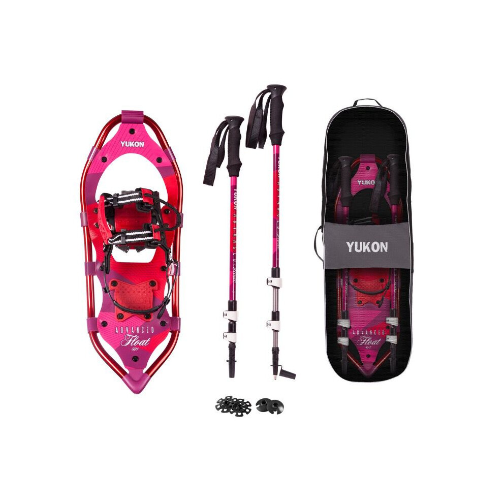 YUKON CHARLIES SNOWSHOE KIT 25' PNK