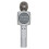 Wireless Express - Μικρόφωνο Καραόκε Bluetooth και Ηχείο All-in-One (Ασημένιο Bling) 2