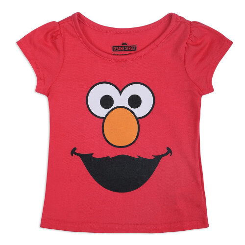 Sesame Street Sesamstraße T-Shirt für Mädchen 3er Pack Elmo 2T 1