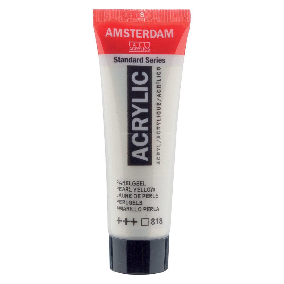 Amsterdam Tubo Acrilico Serie Standard 20Ml Giallo Perlato 818 (17048180)-image