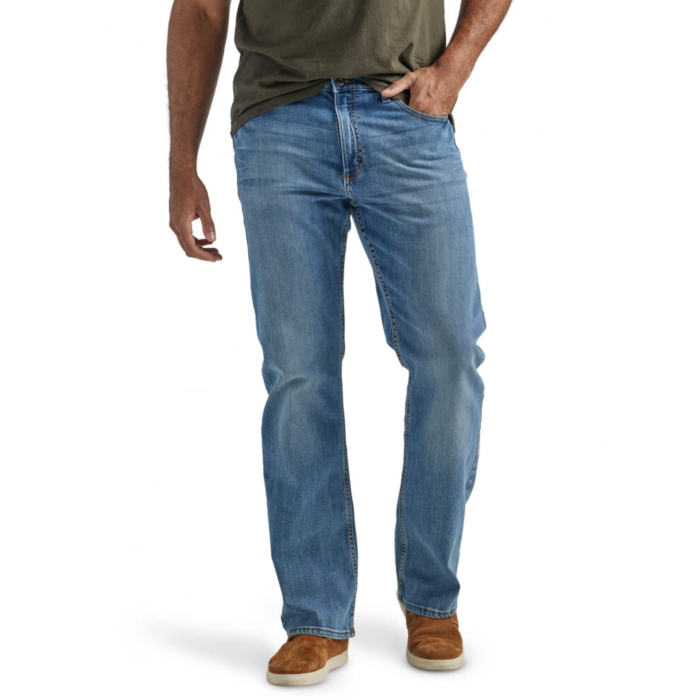 Jean bootcut coupe d?contract?e Wrangler Authentics pour homme Riptide, 42 l x 30 L