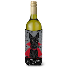 Caroline's Treasures Halloween Vampire Scottie Weinflaschen-Isolator Hugger Cold-Beverage-Koozies LITERK Mehrfarbig