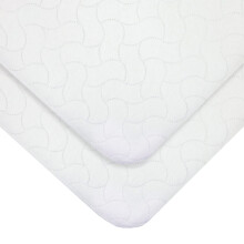 American Baby Company 2 Πακέτο Αδιάβροχο Επαναχρησιμοποιήσιμο Μαξιλάρι Μωρού για Κούνια