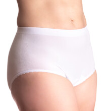 Comfort Finds Seamless Incontinence Trusse - Genanvendelig Dame Inkontinent Undert?j 3 Pack White St?rrelse Large