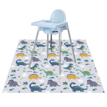 Splat Floor Mat for Under High Chair/Arts/Crafts by CLCROBD 51 Waterproof Anti-Slip Food Splash Spill Mess Mat Washable Portable Picnic Mat and Tabl