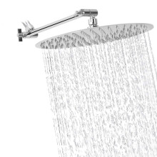 Paye de douche de pluie avec 11 '' ARM ALIGNABLE PROVEMONE PRESANT HAUTE PRESSION ACIELLE POUVELLE POUVE DE POUVE DE POUVELLE CONCEPTION ULTRA-TR