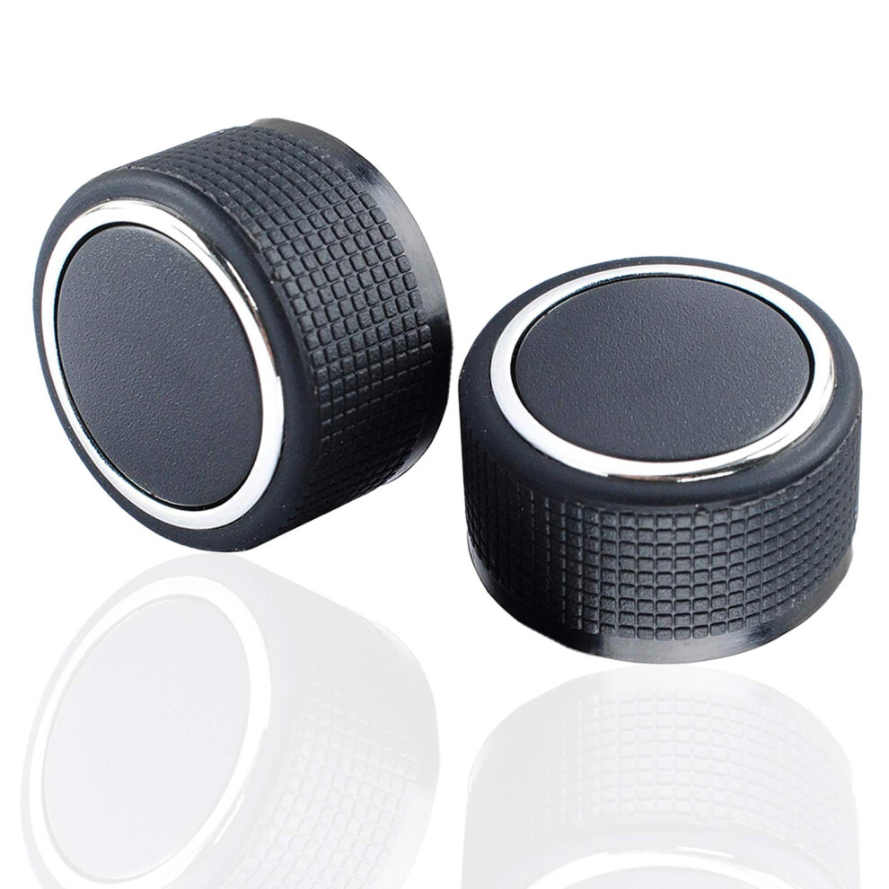 Rear Control Knobs Compatible With 2007-2013 Chevy Tahoe Chev-Rolet Silverado Gmc Acadia Sierra Escalade Buick Enclave Yukon Cadillac-Audio Volume Con 725756971724