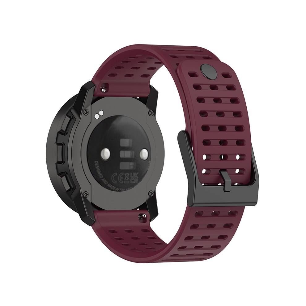 (Burgundy) Watch Strap Silicone Watch Band For Suunto Vertical/9 Peak Pro/9 Peak/5 Peak 22Mm Replacement Strap Not,Specified 688249409282