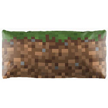 Jay Franco Minecraft Decorativo Chavera Corporal Tampa - Super Moldas Pack -Pack Pillow Tampa - mede 20 polegadas x 54 polegadas