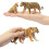 Toymany 8PCS 2-5" Πλαστικά Ζώα της Ζούγκλας με Μωρά 4
