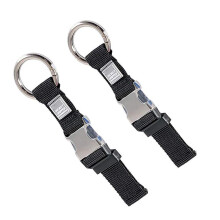 2PCS Voeg een tas toe Bagageriem Jasgrijper Zware bagageriemen Handbagage Kofferriemen Riemen Reisaccessoires Draag uw extra tassen (zwart)