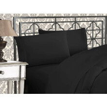Elegant Comfort Luxurious 1500 Thread Count Egyptian Quality Three Line Embroidered Softest Premium Hotel Quality 4-Piece Bed Sheet Set Wrinkle and F