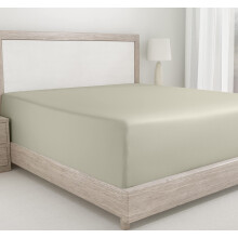 Lenzuolo con angoli morbidissimo per letti singoli XL, 100% cotone, 400 fili, elastico, anti-sfilacciamento, tasca profonda, lenzuolo inferiore i