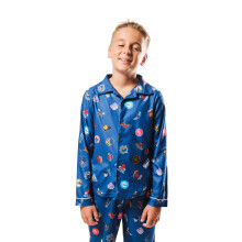 Set pigiama da notte per ragazzi Ultra Game NBA Multi Team, 2 pezzi, maglietta morbida e pantaloni da casa, colore della squadra, taglia 8 S