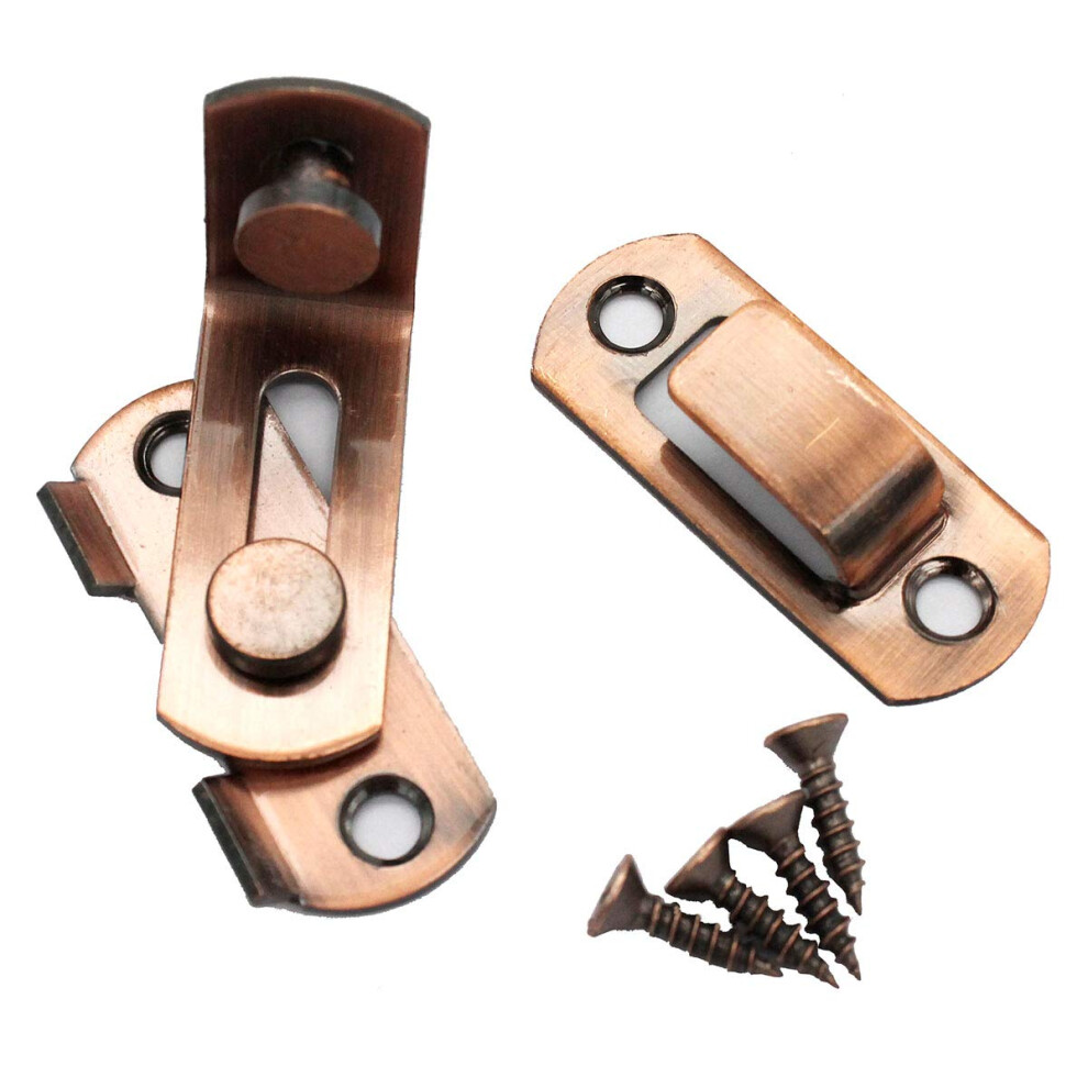 Dingchi 90 Degree Hasp Lock Right Angle Door Latch Hasp Bending Latch Buckle Bolt Sliding Lock Barrel Bolt With Screws For Doors And Windows Barn 637673513157