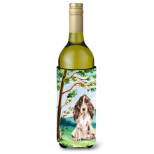 Caroline's Treasures Tree Chocolate Parti Cocker Spaniel Weinflasche Hugger Cold-Beverage-Koozies 750 ml Mehrfarbig