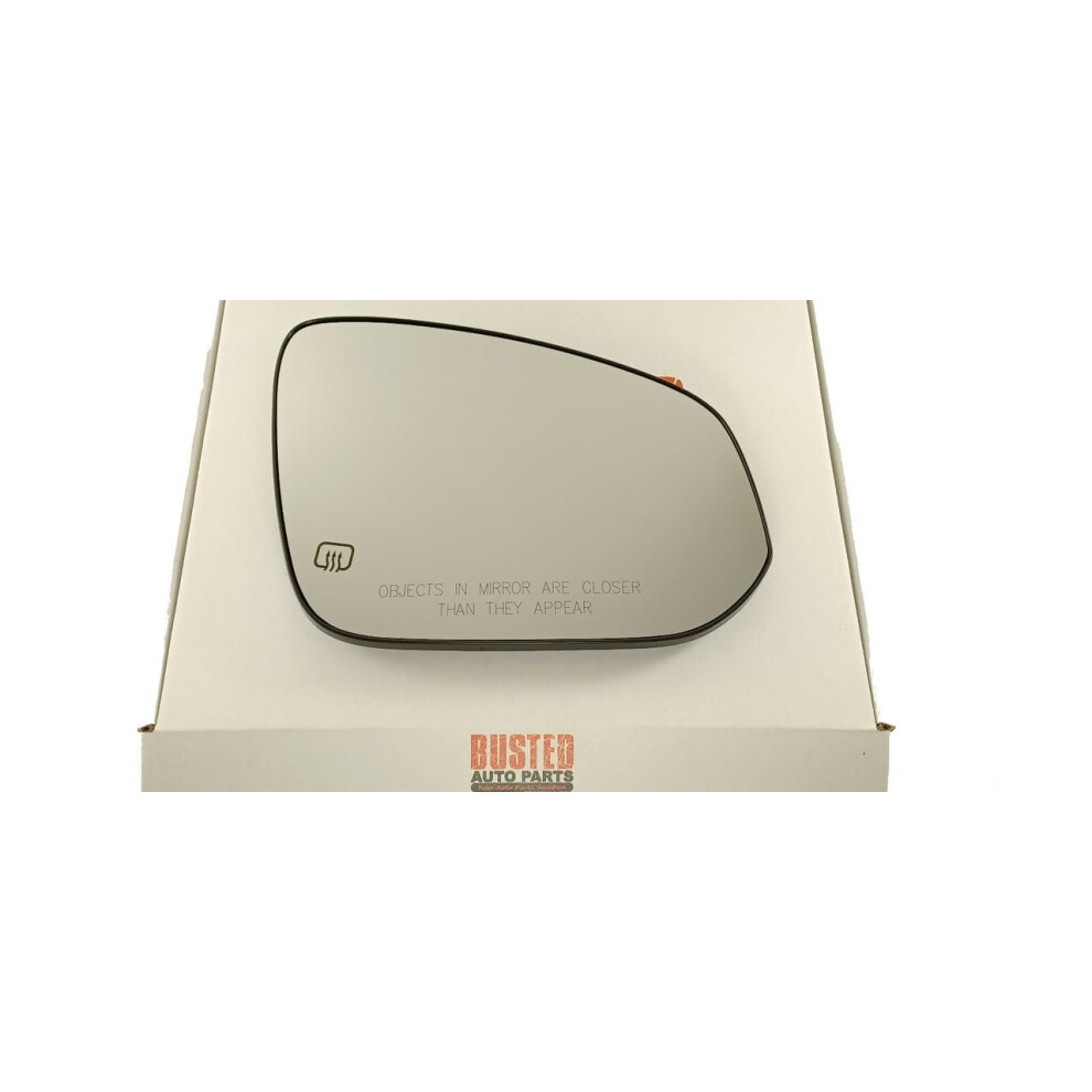 Passend F R 14 19 Highlander, Rechtes Beifahrerspiegelglas Mit Halter, Beheizt, Gebaut In Den Usa-image