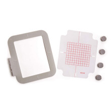Metall/Magnetisk Hoop för Brother/Babylock Broderimaskin 4"x4" (SA432) Innov-ís 500D 900D 950D