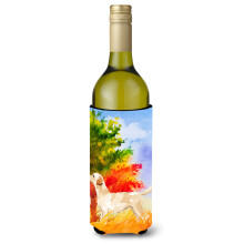 Caroline's Treasures CK1938LITERK Fall Yellow Labrador Retriever Weinflasche Hugger Cold-Beverage-Koozies 750 ml Mehrfarbig