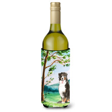 """"Caroline's Treasures Tree Bernese Mountain Dog Wine Bottle Hugger cold-beverage-koozies 750 ml Multicolor""""