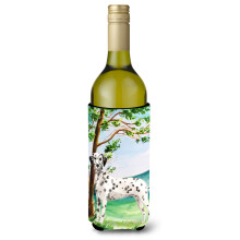 Caroline's Treasures CK2015LITERK Under The Tree Dalmatiner-Weinflasche Hugger Cold-Beverage-Koozies 750 ml Mehrfarbig