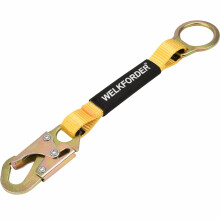 Welkforder 18-tums D-ringfrlngare Fallskydd med Snap Hook-kontakt och """" O """" Ring ANSI-kompatibel