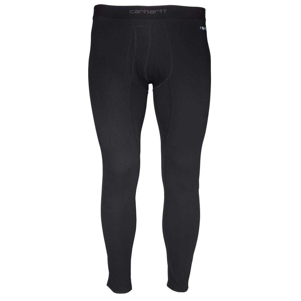 carhartt Mens Force Midweight classic Thermal Base Layer Pant  Black  Small