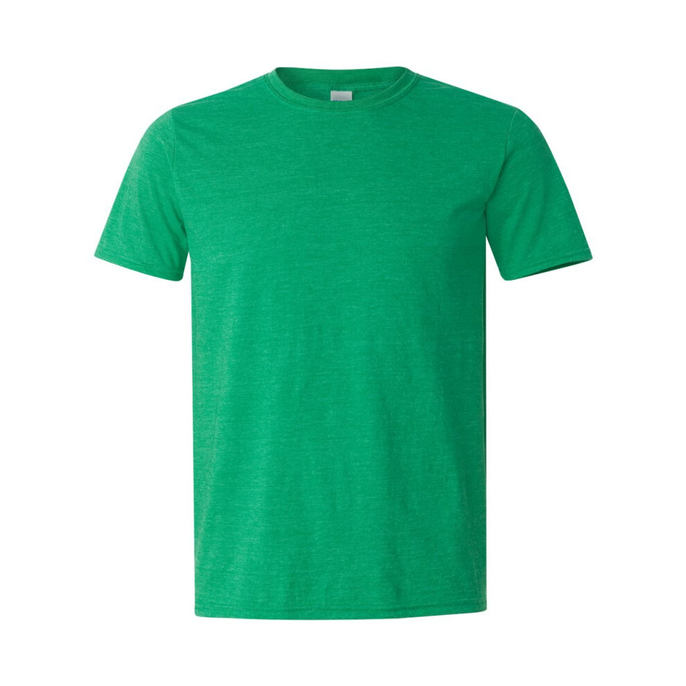 Gildan Adult Softstyle Cotton T-Shirt  Style G64000  Multipack  Heather Irish Green 2-Pack  2X-Large