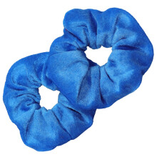 Kenz Laurenz Haar Scrunchies - 2 Fluwelen Haarbanden voor Vrouwen Meisjes (Teal, 2 Stuks)