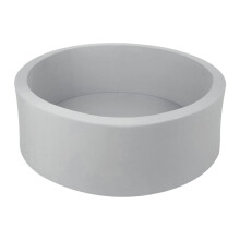 TRENDBOX Zachte Memory Foam Ballenbakspons Ronde Ballenbak voor binnen voor peuters - Lichtgrijs
