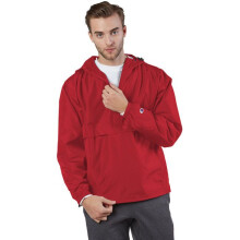 Champion Vuxen Packable Anorak 1/4 Zip Jacket S SCARLET