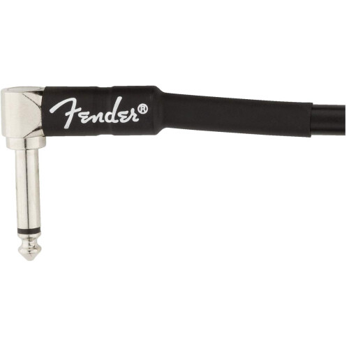 Fender Professional Series Instrument Cable  Straight/Angle  Black  15ft 2
