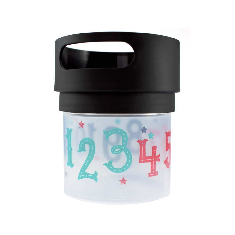 Munchie Mug No-Spill Snack Cup Small Made In The Usa Black Munchie Hrncek