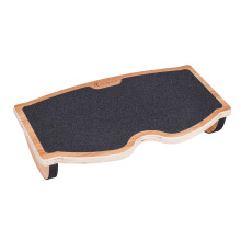 Strongtek Foot Rest Under Desk Bureau Rocking Foot Foot Nursing Sool Rocker Balance Balance Natural Wood non glissee Ergonomic Pression Relief po