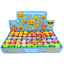 Tiny Mills 50 de buca?i Emoji ?tampile asortate pentru copii ?tampile auto-cerneala (50 de modele diferite) pentru ?tampile de petrecere de anive