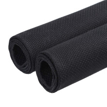 Caydo 2 stuks 14 stuks Classic Reserve Aida kruissteekstof 25 bij 18 inch groot zwart