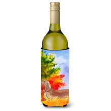Caroline's Treasures CK1932LITERK Fall Red Dachshund Weinflasche Hugger Cold-Beverage-Koozies 750 ml Mehrfarbig