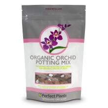 Mezcla de Sustrato para Orquídeas Natural de Perfect Plants - 1 Quart Mezcla Especial para Desarrollo Radicular